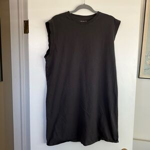 Abercrombie & Fitch XL Tall Grey T-shirt midi dress